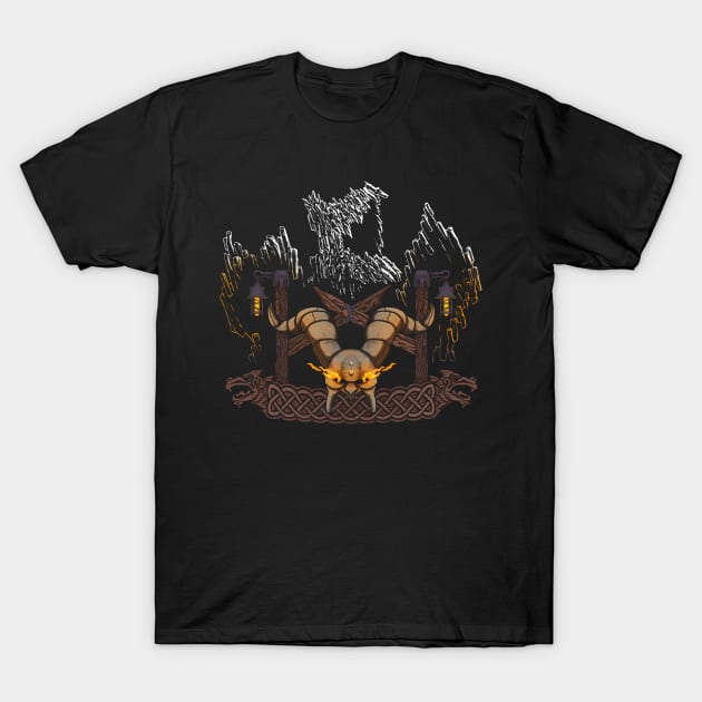 Carved by Thunder - Taron Roller Coaster T-Shirt by JFells